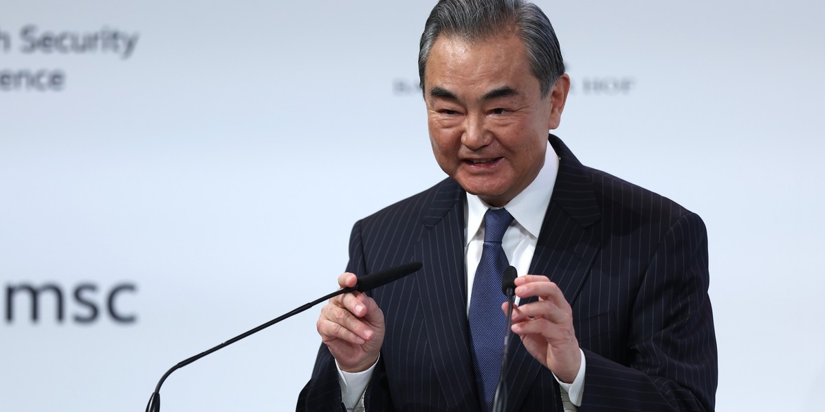 Wang Yi na konferencji w Monachium