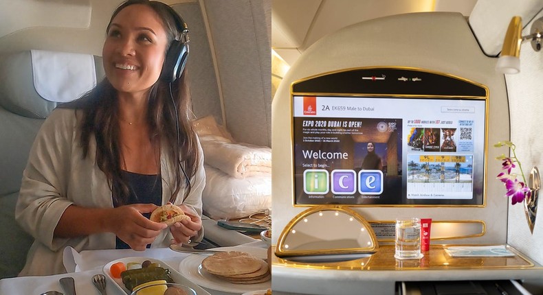 Flying first class on Emirates was one of my fanciest travel experiences.Lauren Poffenbarger