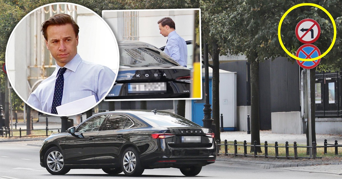 Kierowca Krzysztofa Bosaka miał do przebycia trzyminutową podróż. Wybrał złamanie przepisów