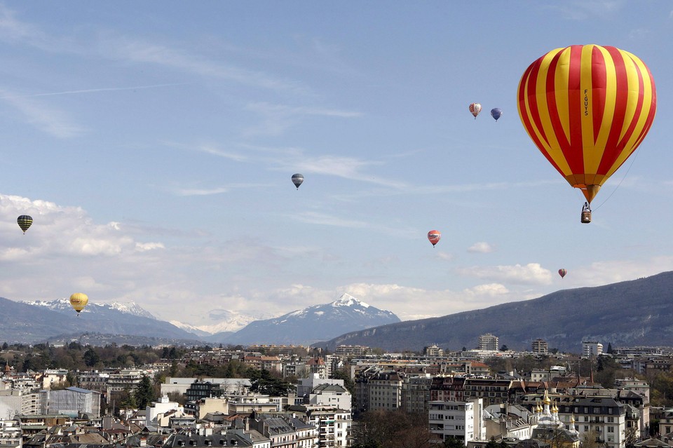 SZWAJCARIA FESTIWAL BALONÓW NA GORĄCE POWIETRZE