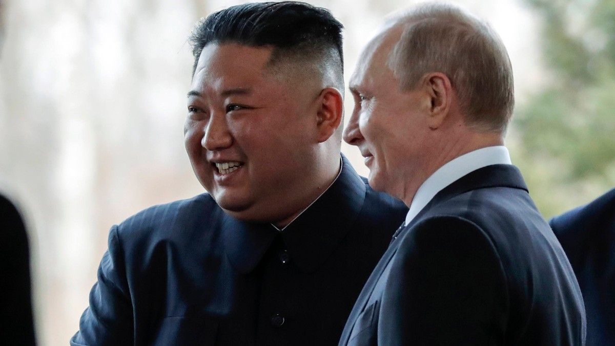 Kim Dzong Un i Władimir Putin