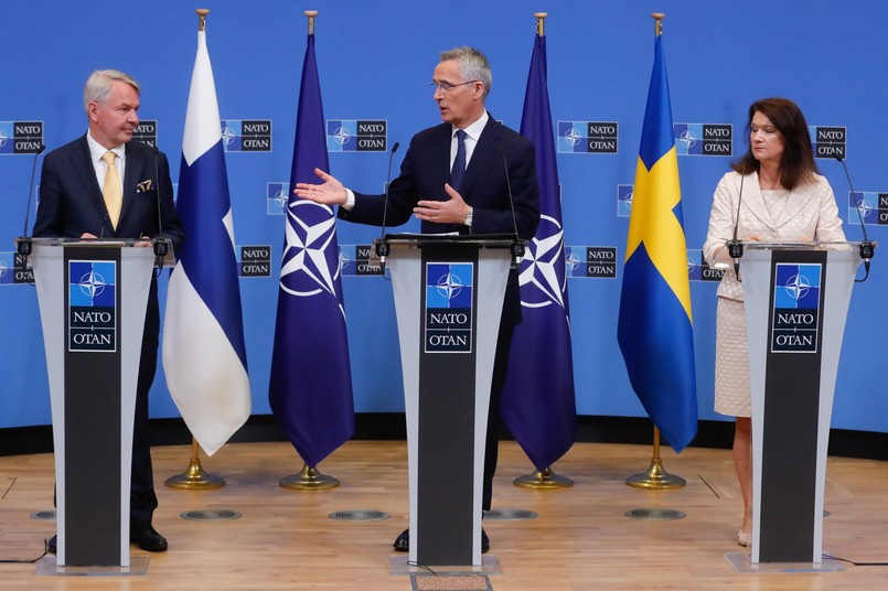 Jens Stoltenberg, Pekka Haavisto i Ann Linde