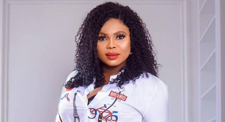 Nollywood actress, Evan Okoro, begs the Delta State government to stop the demolition of houses in her area [Instagram/@evanokoroofficial]