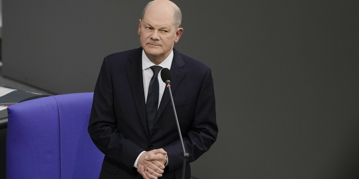 Kanclerz Niemiec Olaf Scholz