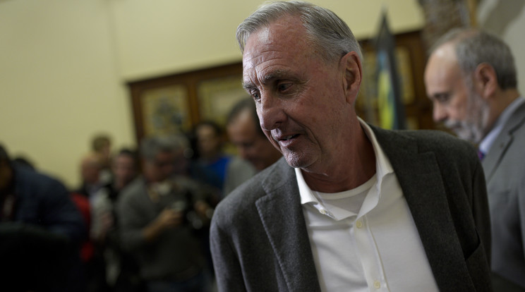Cruyff csütörtökön hunyt el /Fotó: AFP