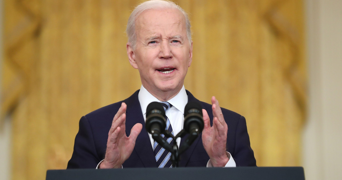 Russland-Ukraine-Krieg.  US-Präsident Joe Biden reagiert auf die Invasion