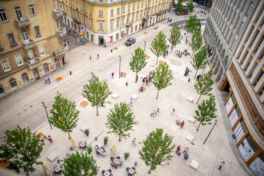 Tak wygląda obecnie Plac Pięciu Rogów