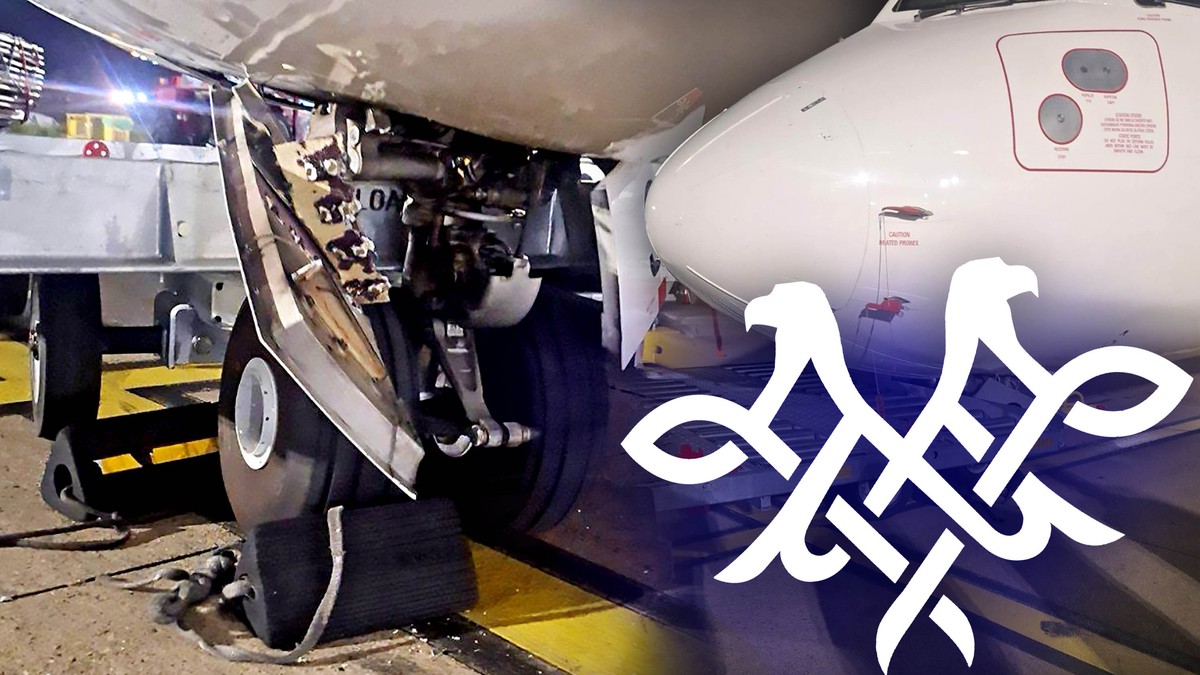 Oštećen avion Er Srbije