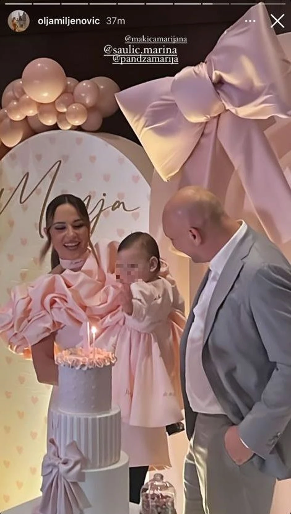 Prvi rođendan unuke Šabana Šaulića