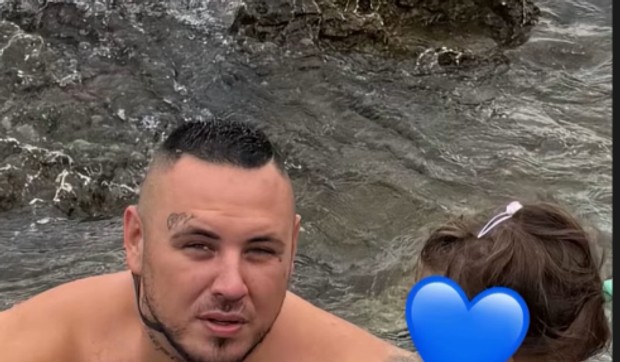 Filip Car sa ćerkom 