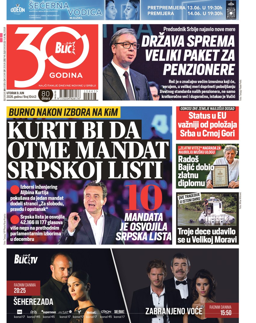 BLIC NASLOVNA