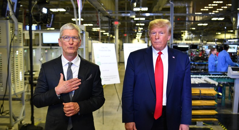 The phone call that turned Donald Trump into a Tim Cook fan | Business ...