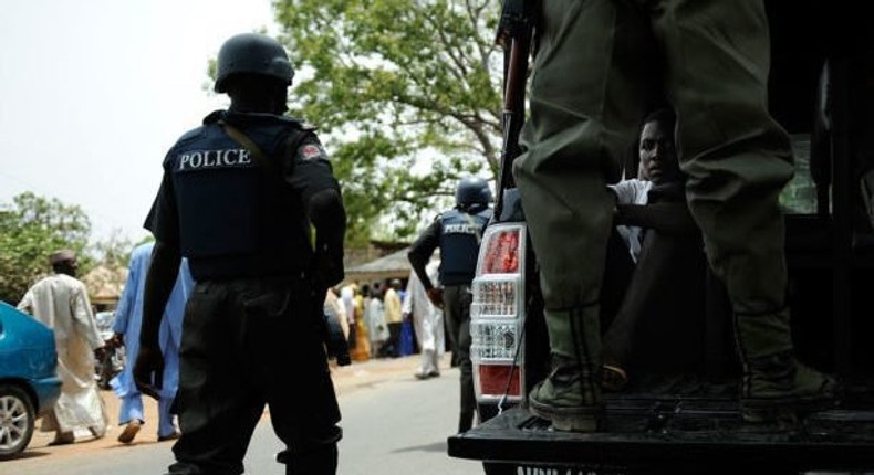 An officer of the Nigeria Police Force.