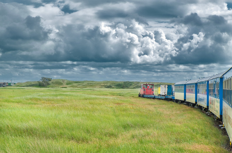 Inselbahn (kolejka wyspowa) Wangerooge, Niemcy