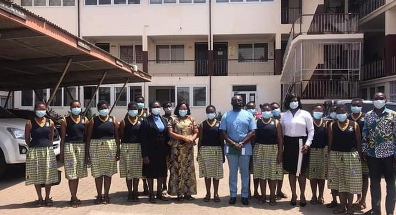 Students from Methodist Girls High School with some stakeholders 