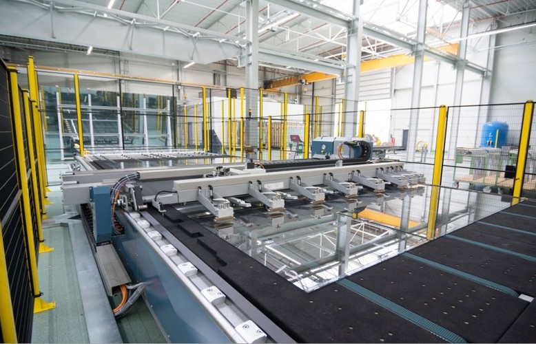 Nowoczesny park maszyn w fabryce Drutex w Bytowie w lipcu 2014 r.<br><br> fot. Materiały prasowe DRUTEX