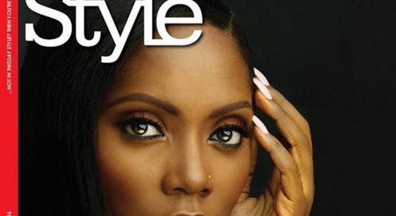 Tiwa Savage on the cover of Thisday Style