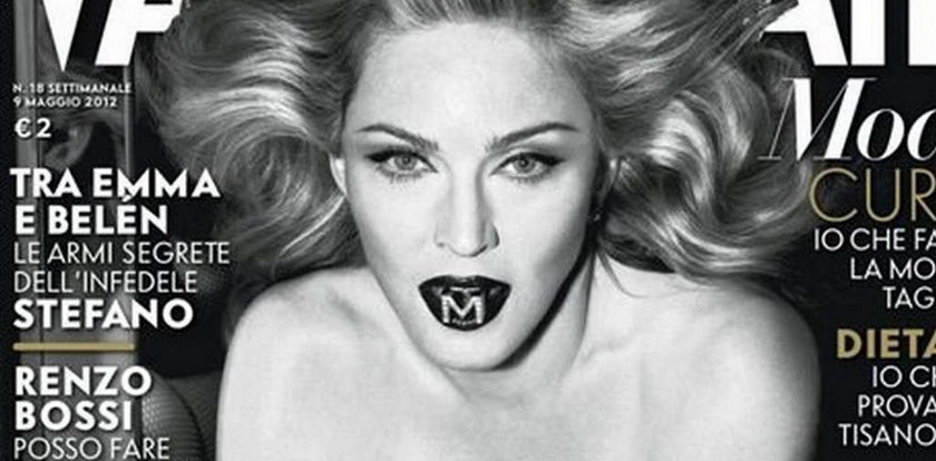 Ale dekolt! Madonna w "Vanity Fair"