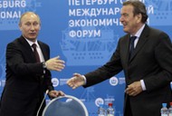 Władimir Putin Gerhard Schroeder Rosja Niemcy polityka dyplomacja biznes