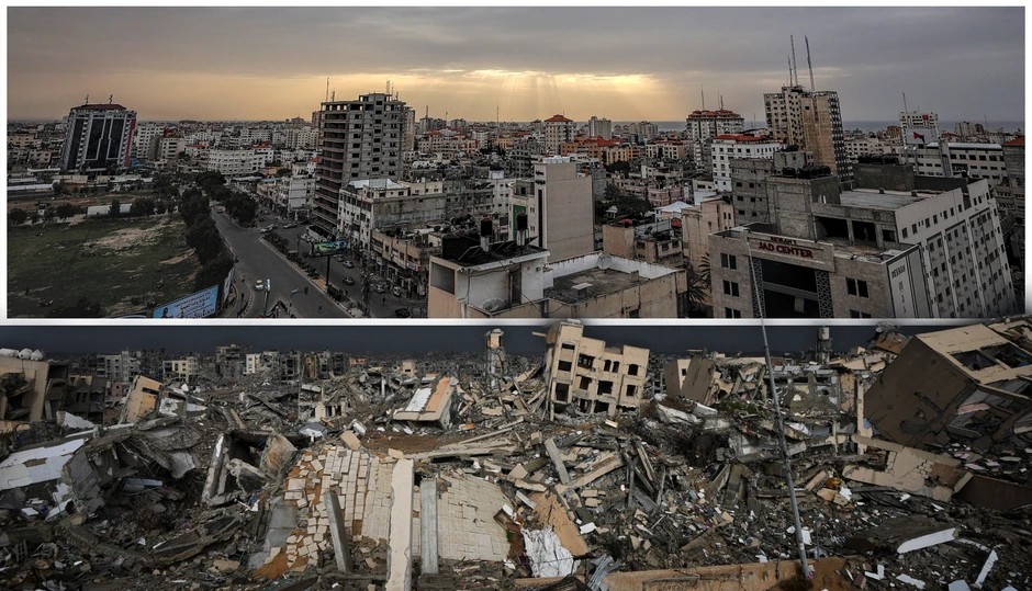 Gaza nekad i sad