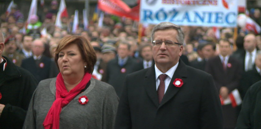 Prezydent poprowadził pochód ulicami Warszawy