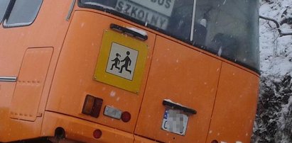 Olkusz. Tir wjechał w autobus wiozący dzieci