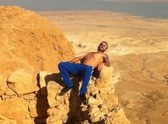 Michał Piróg w Izraelu / Zdjęcie z profilu Michała Piróga w portalu Facebook