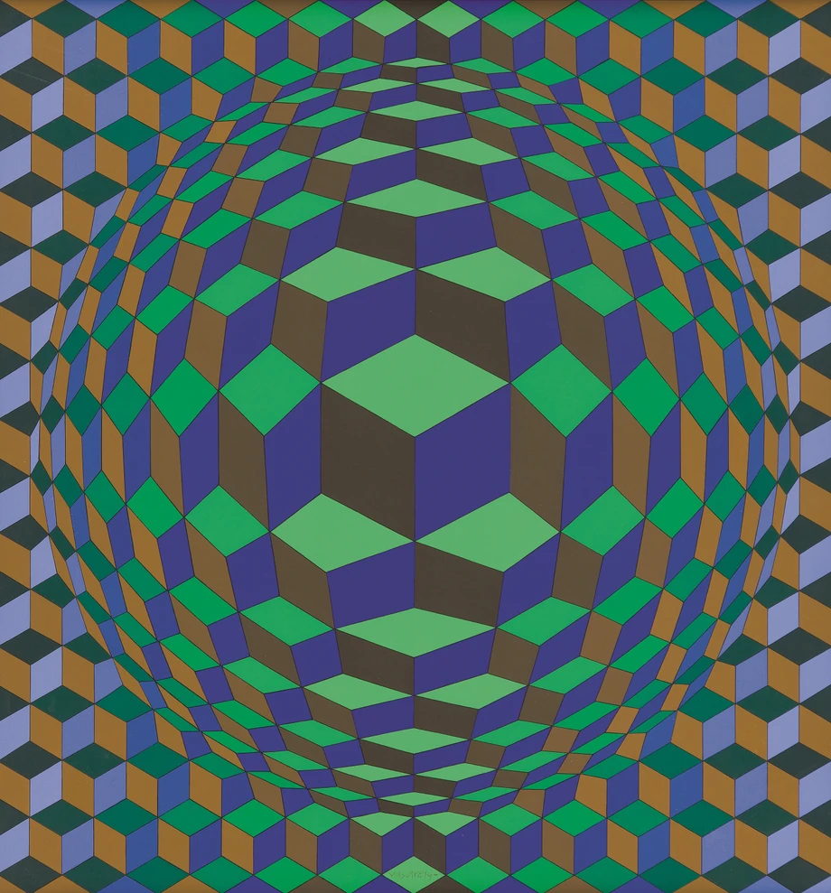 377 600 PLN, Victor Vasarely - "Cheyt-P"