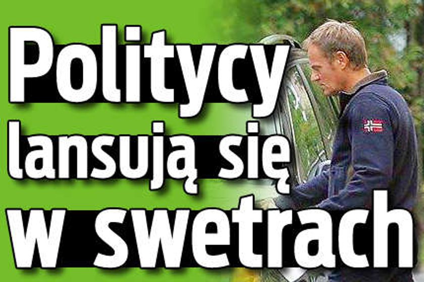 Politycy lansują się w swetrach