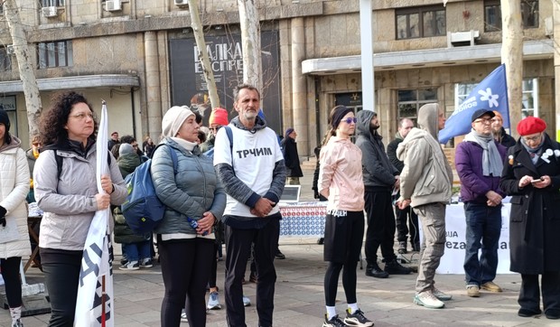 Akcija studenata na Trgu Nikole Pašića