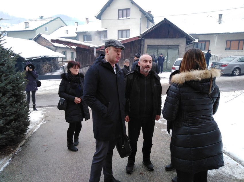 Milovan Milivojević i advokat porodice  Vladimir Todorović