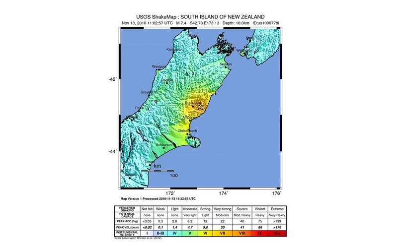 Trzęsienie ziemi w Nowej Zelandii