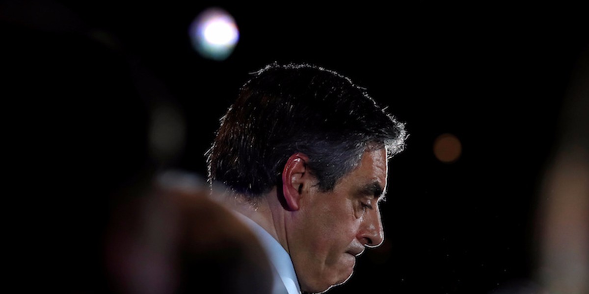 French election candidate François Fillon: 'I will not give up, I will not withdraw'