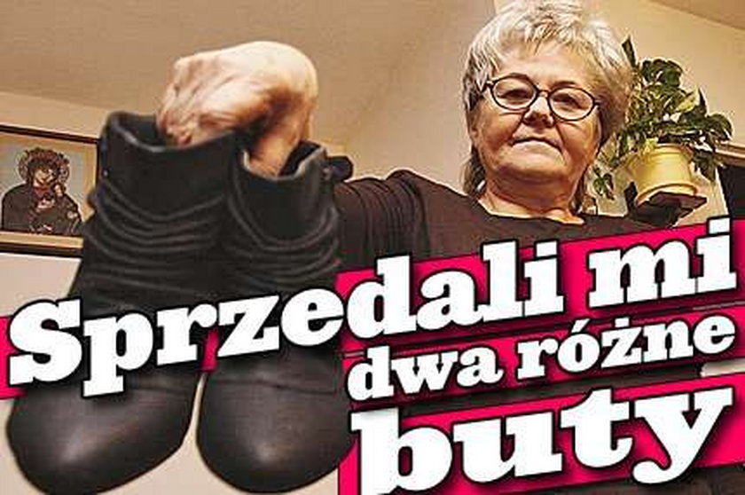 Sprzedali mi dwa różne buty!