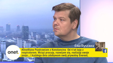 Michał Figurski w Onet Rano: "Swoje ego zostawiłem przy zmienianiu pampersa w szpitalu"