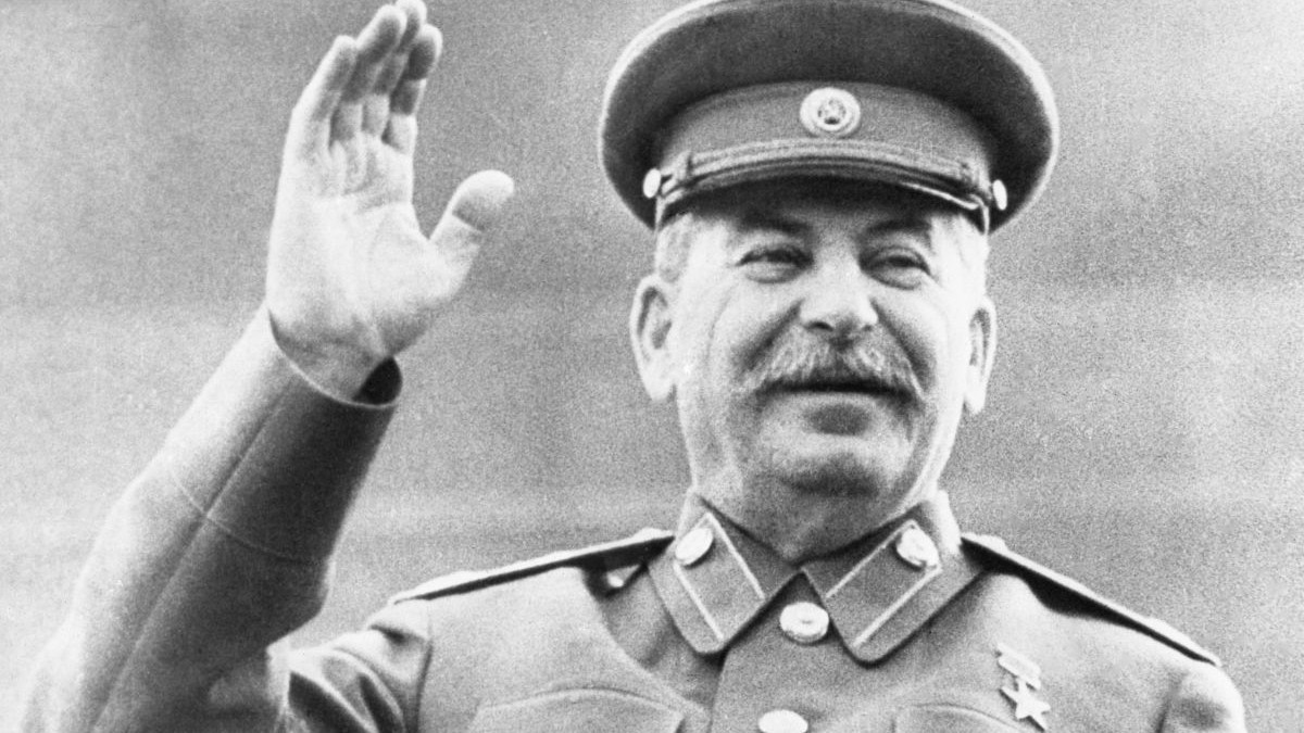 Sovietsky vodca Josif Stalin.