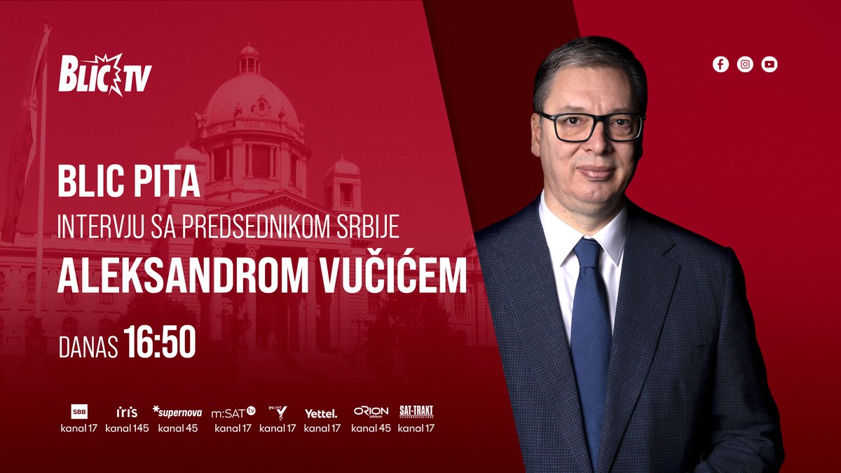 Vučić gost emisije "Blic pita"