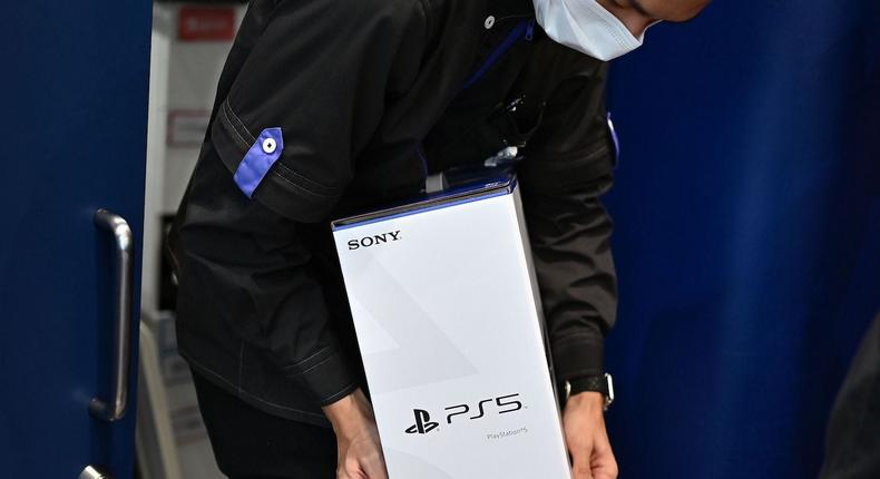 Somehow, against all odds, this person managed to not only buy a PlayStation 5 but to buy one in person at a retail store.
