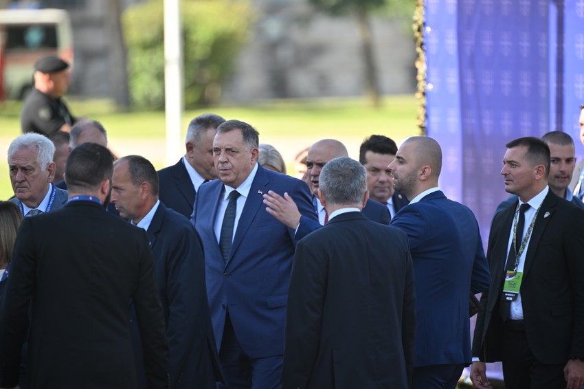 Milorad Dodik na vojnoj paradi Snaga jedinstva 2025