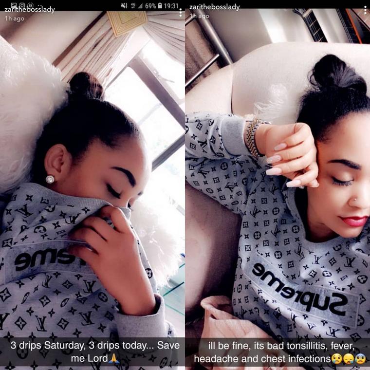 Zari Hassan in Hospital  