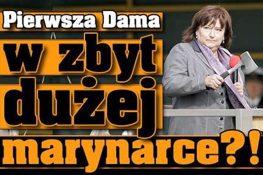 Pierwsza Dama w zbyt dużej marynarce?!