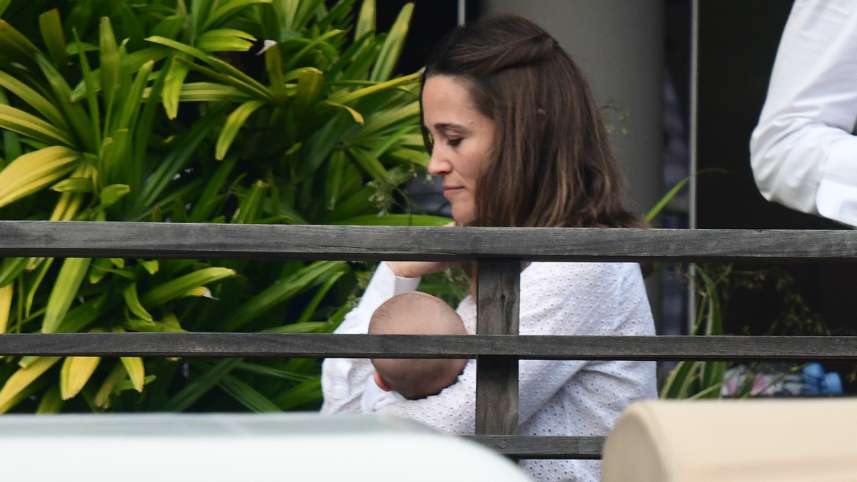 Pippa Middleton z dzieckiem