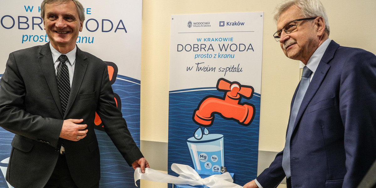 Pitniki wody w szpitalu Dietla w Krakowie