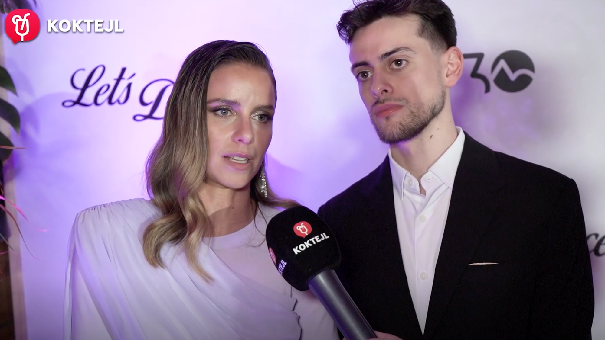 Herečka Nela Pocisková a tanečník Filip Kucman.