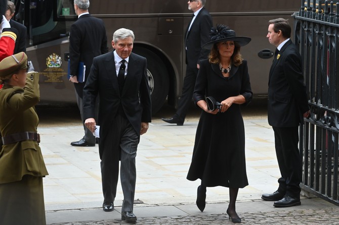Keriol i Majkl Midlton na sahrani kraljice Elizabete II foto: Geoff Pugh for the Telegraph/Avalon