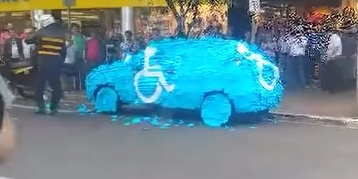Kara za parkowanie w miejscu dla inwalidów