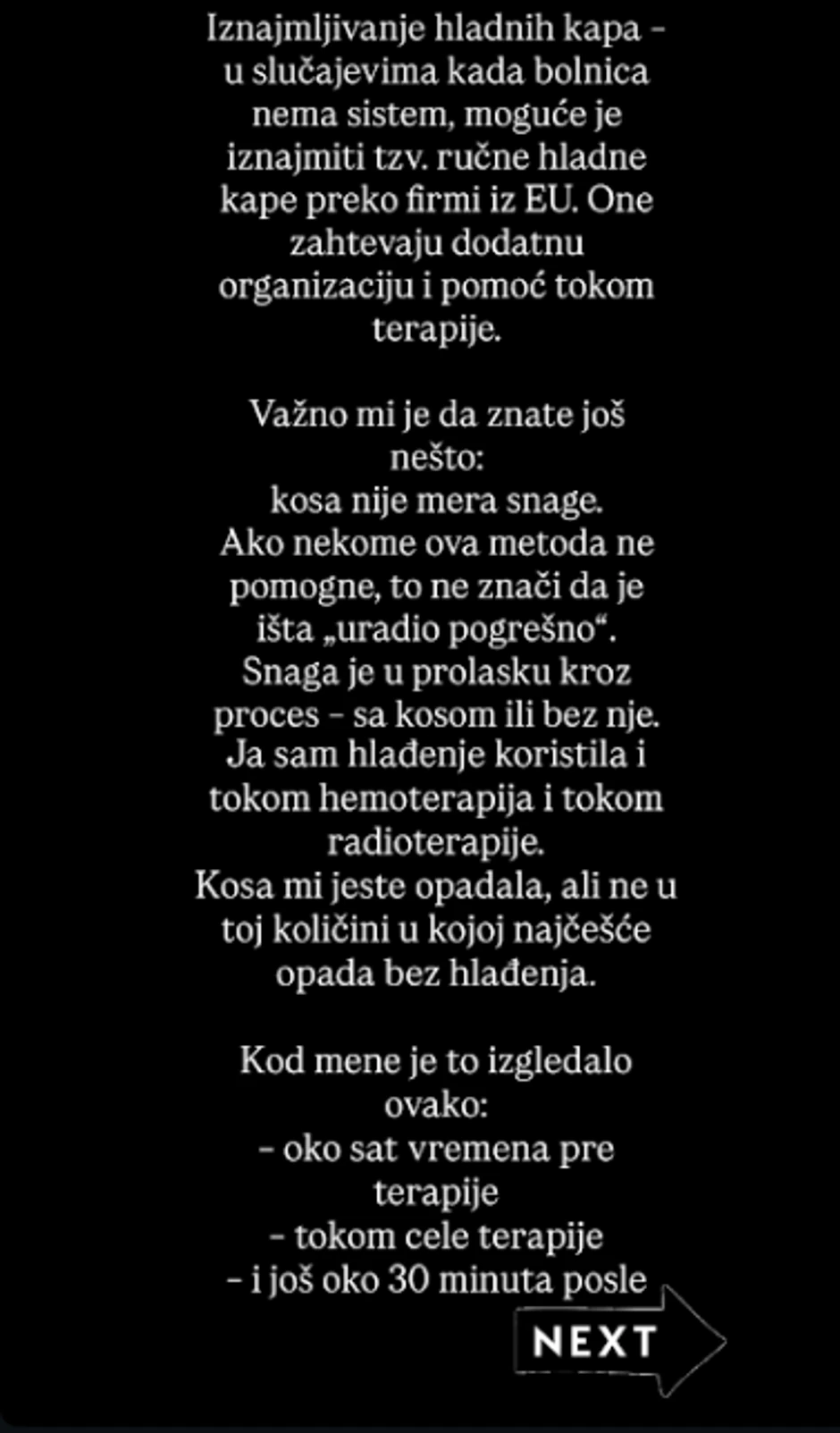 Đulkica Sakić o borbi sa rakom