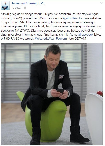 Jarosław Kuźniar Facebook
