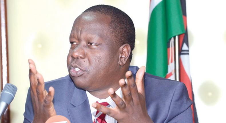 Interior Cabinet Secretary Fred Matiang'i