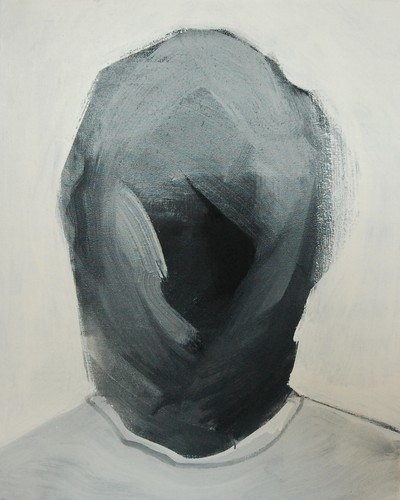 'Szkice do portretu 3', Cezary Bednarczyk, olej na płótnie, 50x40 cm